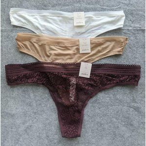 (3)‎ Pack Auden Thong Panties underwear Size XL 16